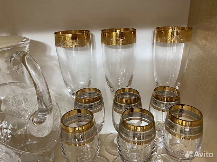 Набор бокалов для шампанского и водки