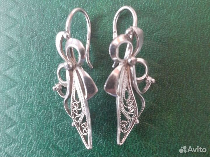 Серебряные серьги
