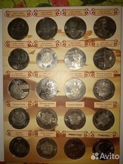 Монеты Казахстана юбилейные
