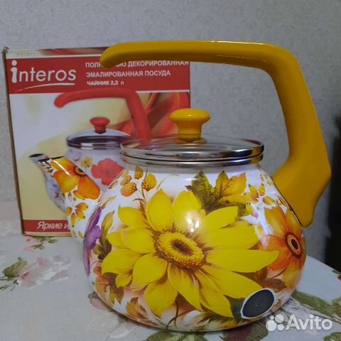 Чайник газовый новый со сколом