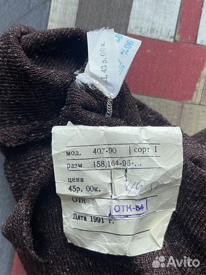 Джемпер винтаж 1991г новый