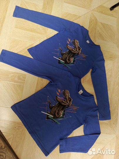 Лонгслив для двойни 122. Лонг