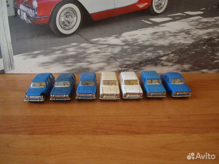 Модельки ваз-газ-москвич СССР