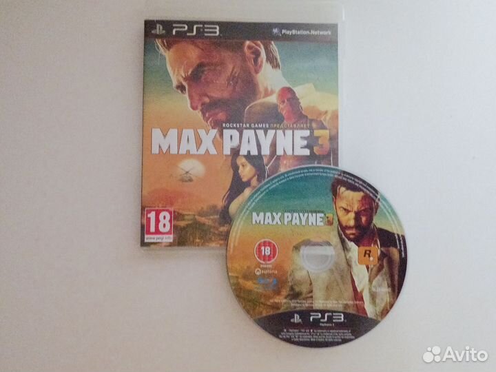 Max Payne 3 ps3 диск игра