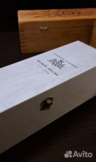 Деревянные коробки от напитков