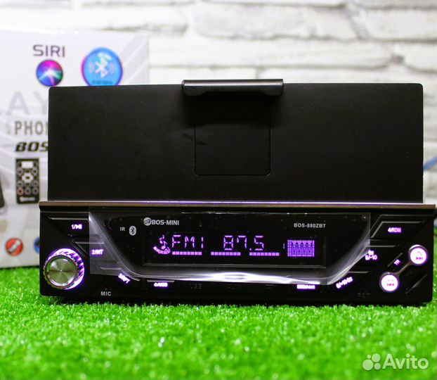Автомагнитола BOS-mini BOS-880ZBT (BT/siri)