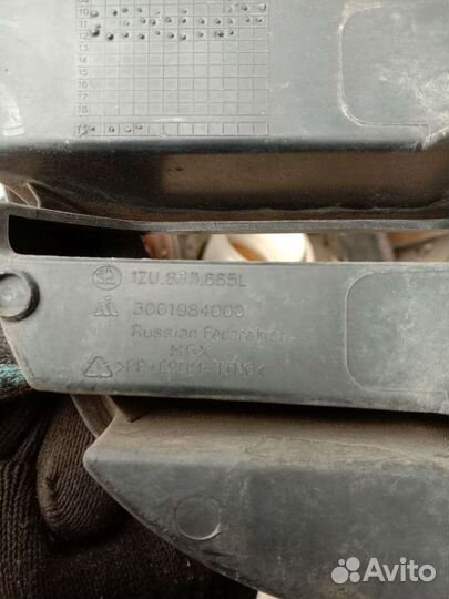 Решетка в бампер skoda octavia a5