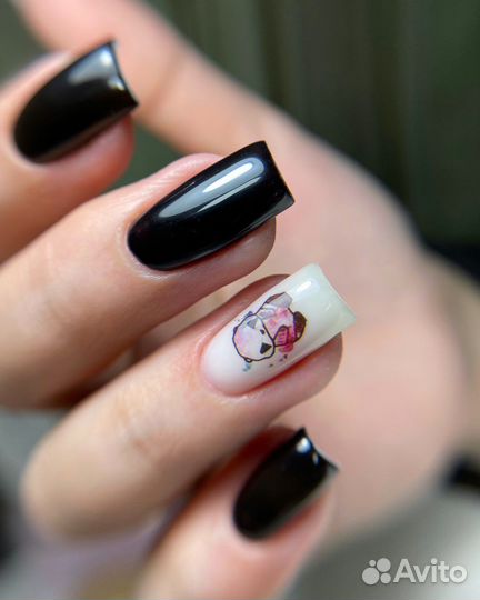 Маникюр южный город с покрытием гель лак