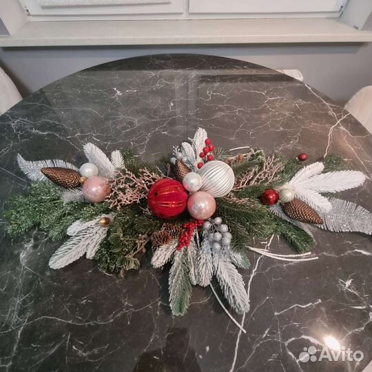 Новогодний декор дорожка