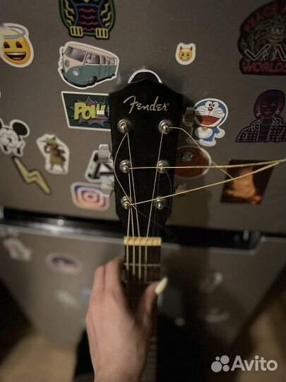 Акустическая гитара fender dg-60ce