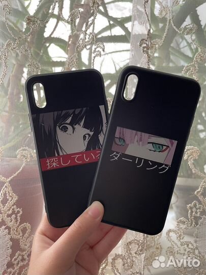 Чехол на iPhone X аниме