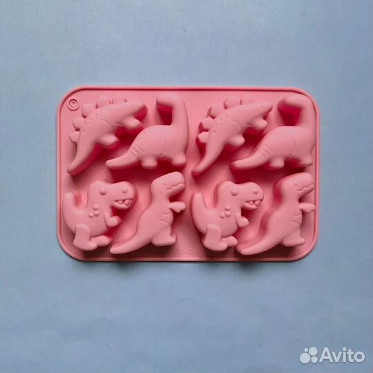 Молд силиконовый динозаврики