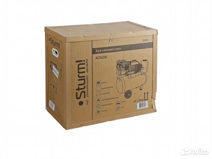 AC93250 Компрессор воздушный Sturm, 2400 Вт, 410л