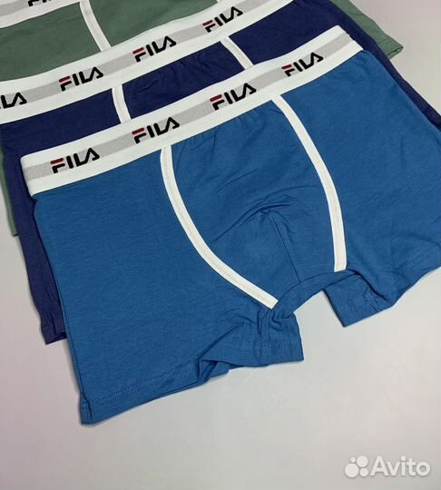 Трусы мужские боксеры 5+1 Fila