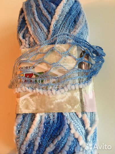 Пряжа ленточная фантазийная для вязания