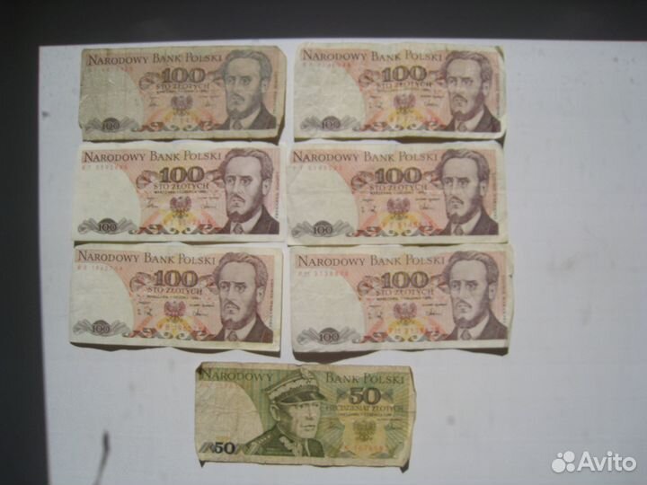 Банкноты СССР, Беларусь, Польша, Украина, Узбекист