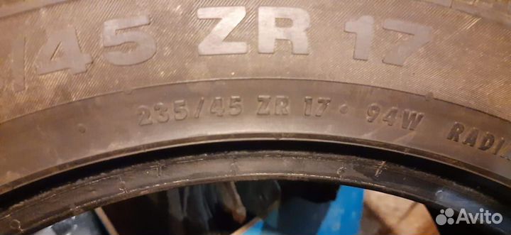 Continental ContiSportContact 3 235/45 R17 94