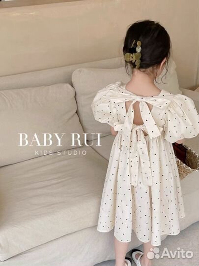 Платье с длинным рукавом 80 90 100 110 120 130