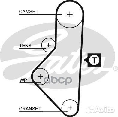 Ремень грм citroen BX/205/305/309/405 1.6/1.9
