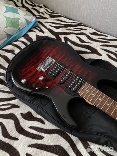 Электрогитара Ibanez GRX70QA (чек имеется)