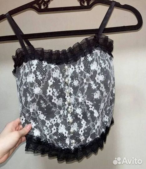 Топ кружевной