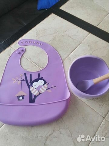 Силиконовая детская посуда