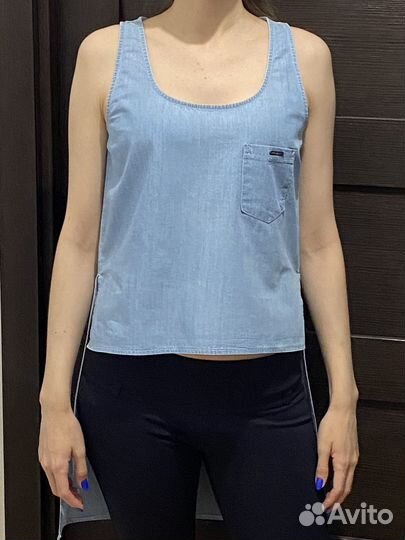 Джинсовая майка
