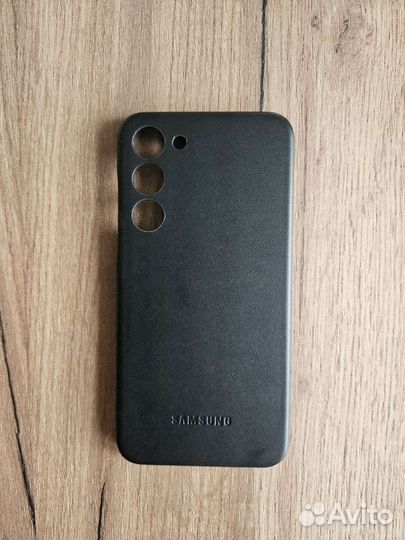 Leather case чехол для Samsung galaxy s23 Plus