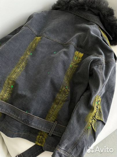 Джинсовая куртка женский