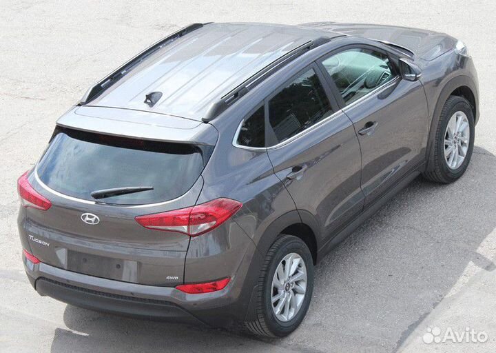 Рейлинги продольные на крышу Hyundai tucson III (Х