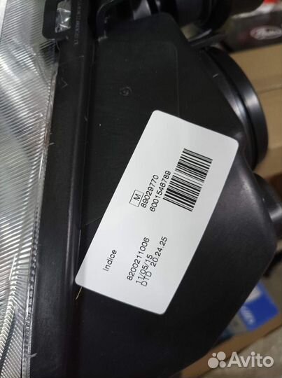 Фара новая renault logan правая