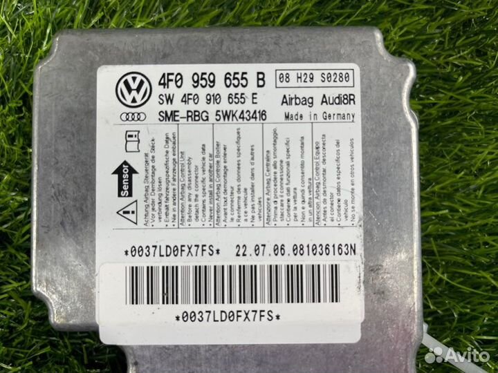 Блок управления Airbag Audi A6 C6 BDW 2.4 2007