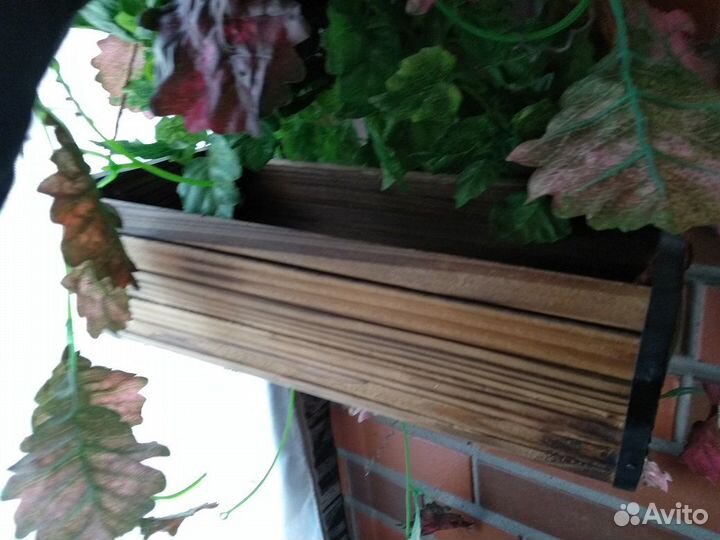 Подвесное кашпо полубочка