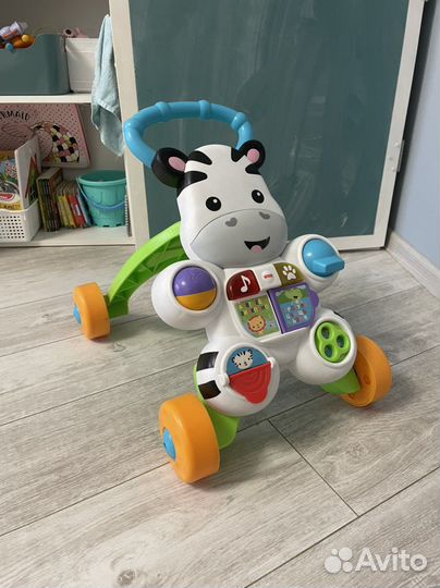Ходунки каталка Fisher-Price Зебра