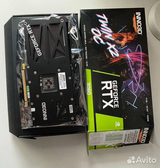 Видеокарта inno3D GeForce RTX 3060 twin X2 OC (LHR
