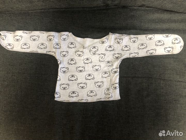 Распашонки для новорожденных (6 шт)