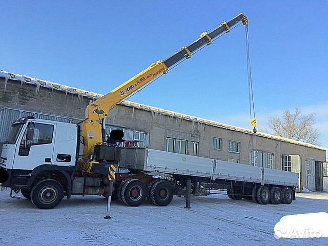 Фура с кму 7,2т / с полуприцепом 13,6м