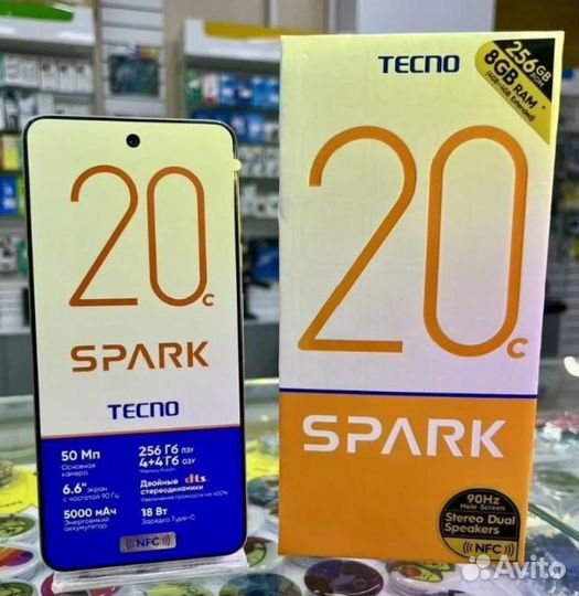 TECNO Spark 20с, 4/256 ГБ