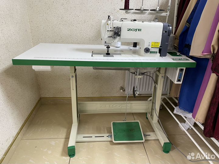 Двухигольная швейная машина zoje ZJ8420A