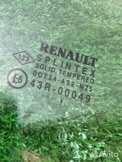 Стекло двери переднее правое Renault Scenic 1.5
