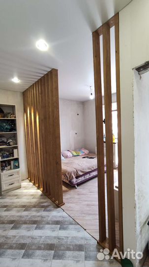 Декоративная перегородка из массива