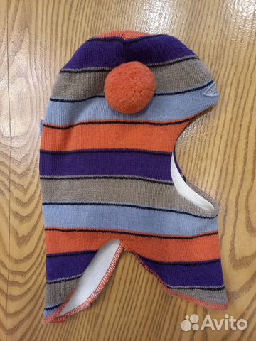 Шапка шлем детская зимняя