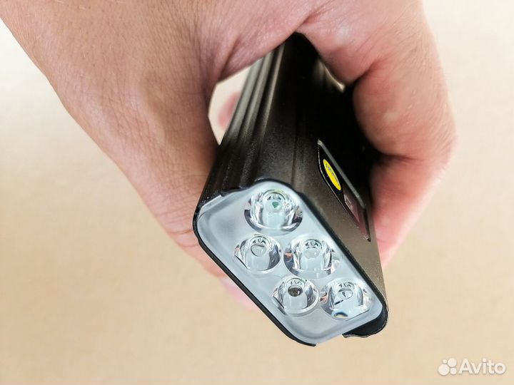 Фонарь для велосипеда 5 светодиодов (новый)