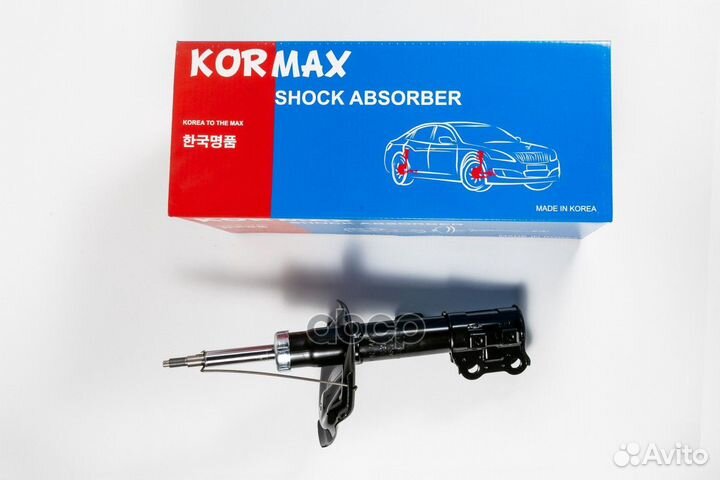 Стойка газомасляная передняя правая /338026