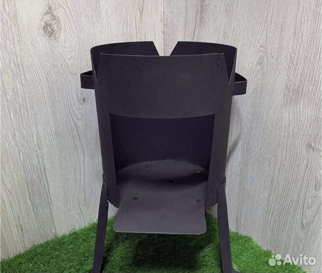 Казaн чyгунный 10л с печкой