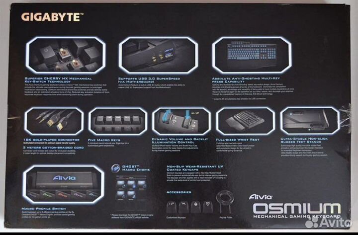 Механическая клавиатура Gigabyte Aivia osmium