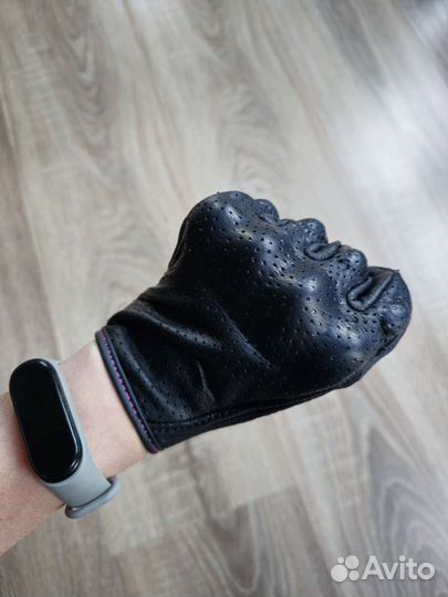 Мотоперчатки женские кожаные XS-M