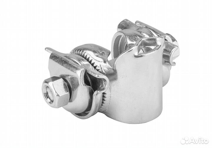 Замок седла trix (хомут) серебристый