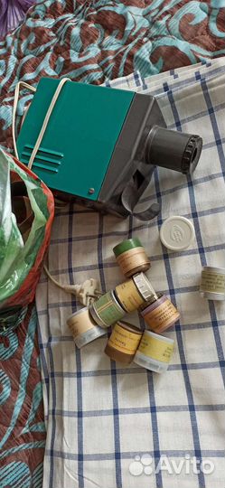 Проектор и диафильмы СССР