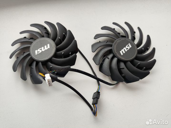 Вентилятор видеокарты MSI 5700xt, 87мм. Новый